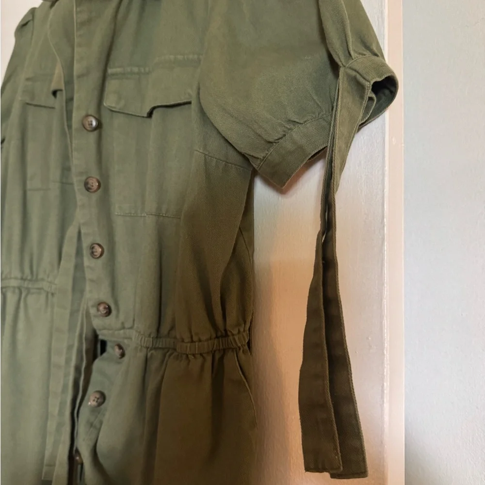 Nasty Gal Olive Utility Jumpsuit - Picture 4 of 7